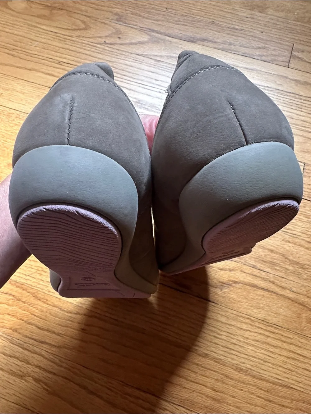 Dansko Kristen Women’s Taupe Ballet Wedge Comfortable Everyday Shoes 40/9.5-10